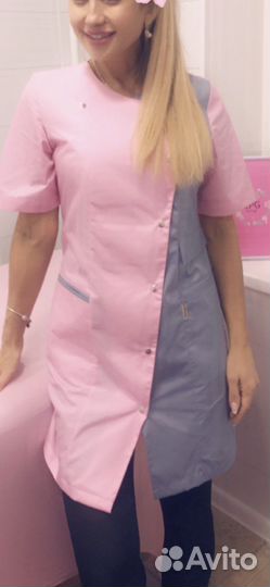 Халат косметологический