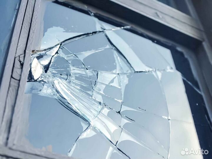 Ремонт окон, стеклопакет Двухкамерный RAL40383