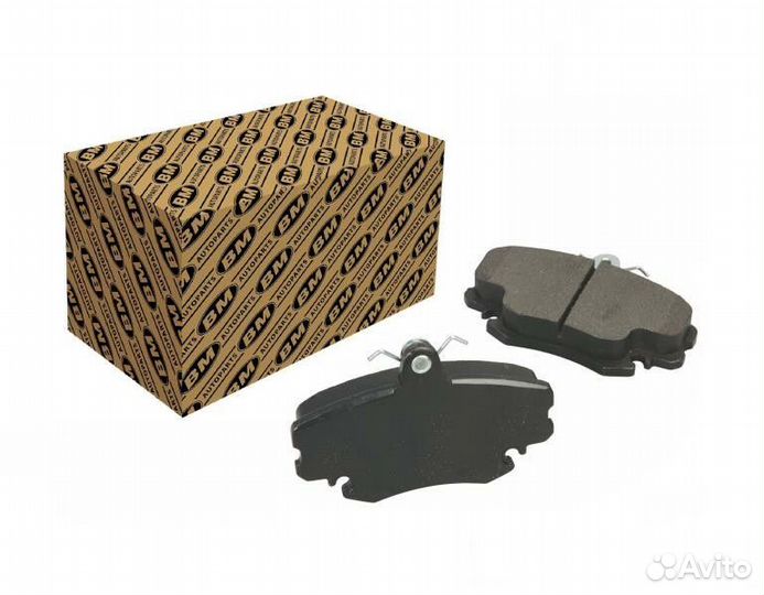 Колодки тормозные дисковые передние, без ABS BM FD