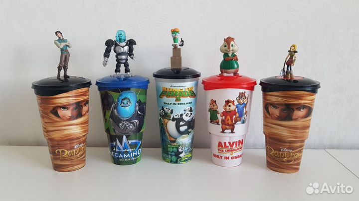 Коллекция стаканов герои мультфильмов Disney 500ml