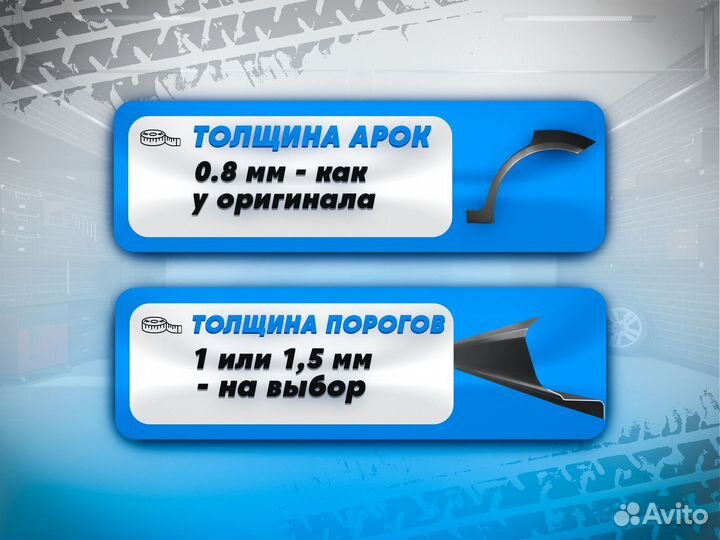 Ford Focus 2 хэтчбек 3 двери пороги и арки Тюмень