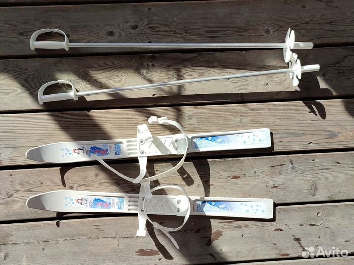 Лыжи детские беговые на запчасти