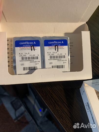 Линзы контактные мультифокальные