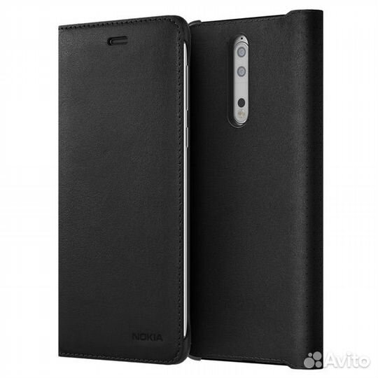 Оригинал Кожаный Flip Cover CP-801 для Nokia 8