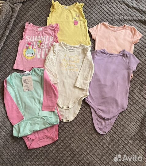 Одежда пакетом на девочку 68-74