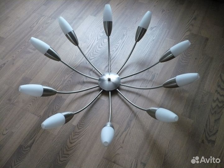 Комплект люстра и бра