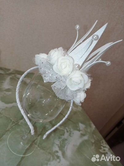 Ободок на волосы, корона на праздник, украшение на