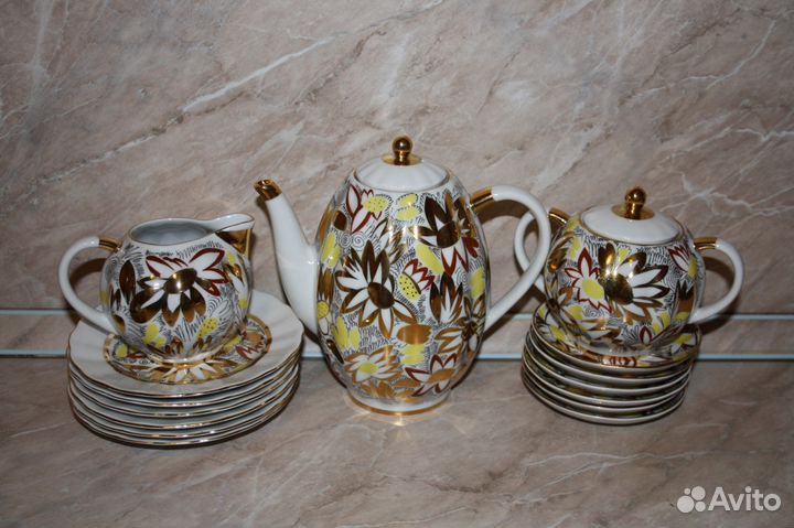 Кофейный набор фарфор лфз
