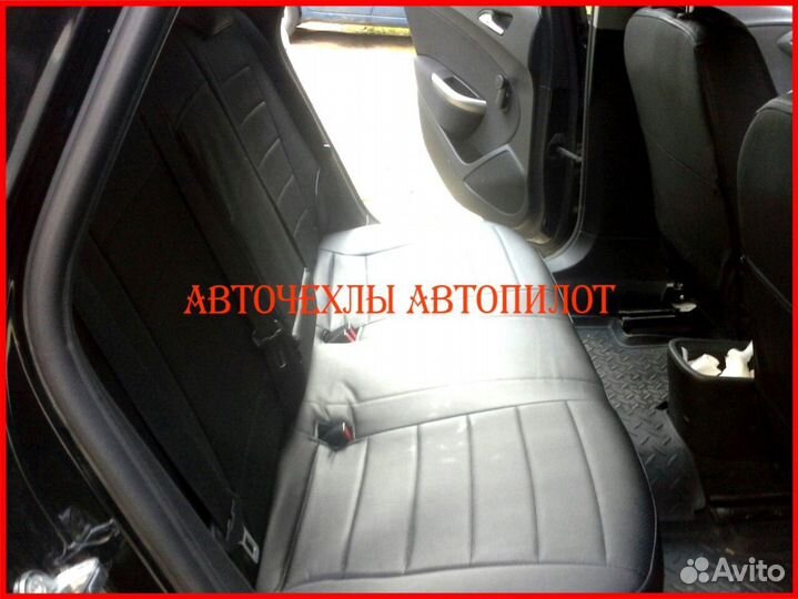 Чехлы Автопилот Opel Astra J из экокожи чёрные