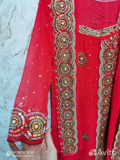 Национальное платье узбекское/таджикское свадебное