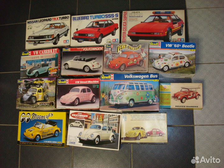 Сборные модели авто. Масштаб 24\25\16\20 Раритеты