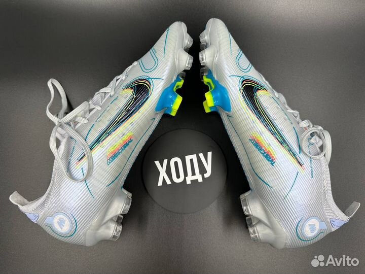 Бутсы Vapor 14 Elite AG white