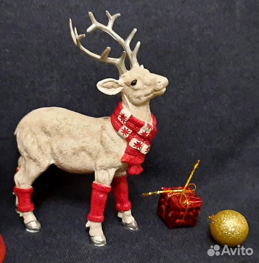 Новогоднее украшение фигурка олень