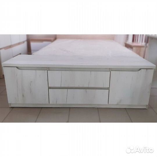 Тв тумба 1500*435*494 Дуб Крафт белый