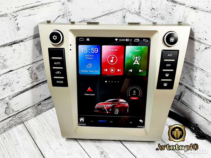 Магнитола Toyota Camry v 40 tesla