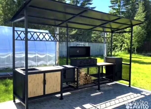 Мангал С крышей