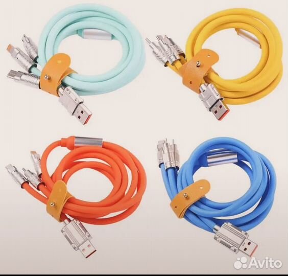 Тройной кабель - lightning,Type-C,Micro USB