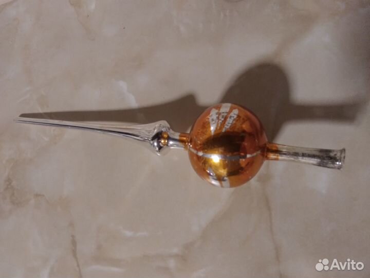 Ёлочные игрушки советские - наконечник и игрушки н