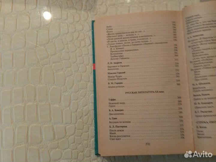 Хрестоматия по литературе