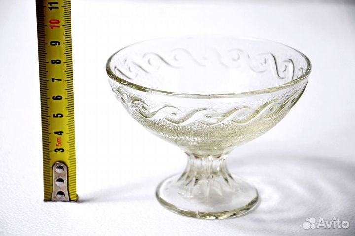 Салатник, креманки, водочный набор, СССР, Стекло