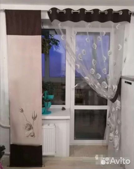 Красивый комплект штор - новый