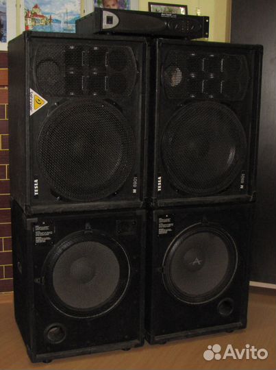 Колонки FA 1080-2160W 4ш Pro C-Mark Сабы Усилитель