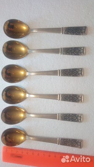 Серебро чайные ложки.1967г