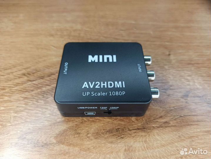 Конвертер с RCA(input) на hdmi(output)