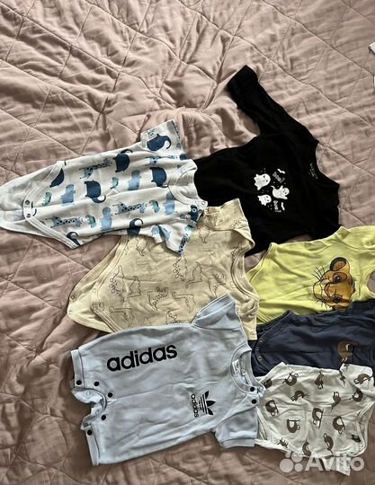 Вещи пакетом не мальчика 56,62,68,74