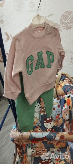 Костюм для девочки GAP на 6 месяцев, Турция, новый