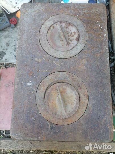 Плита чугунная на печь бу