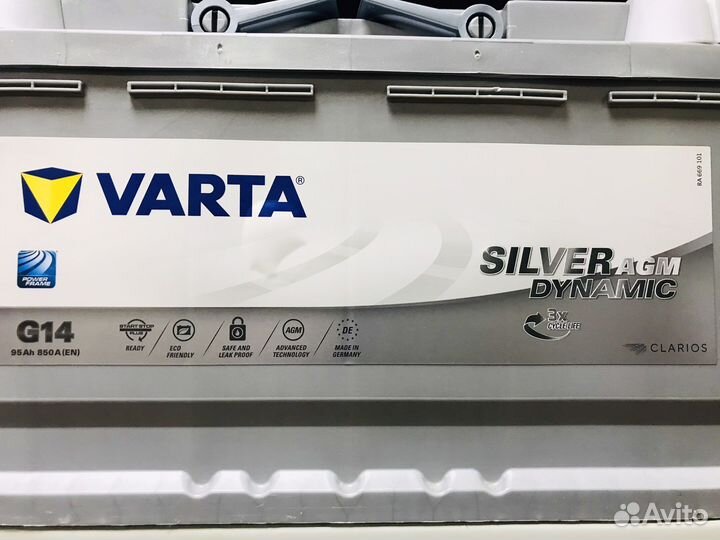 Аккумулятор AGM 95 Varta 2023 год