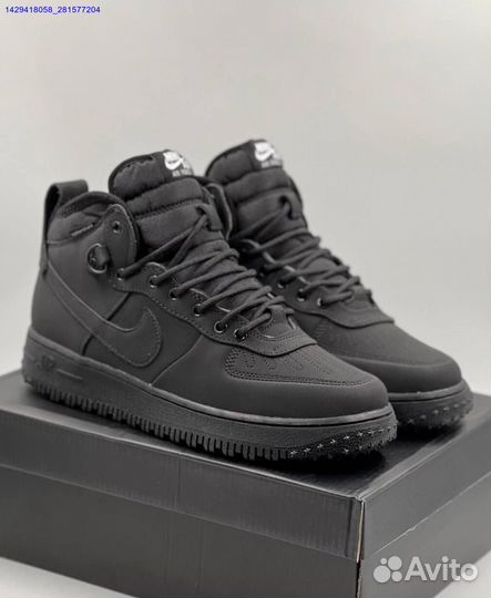 Ботинки Nike Air Force 1 Duckboot (с мехом) (Арт.42745)