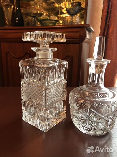 Графин, штоф хрустальный СССР