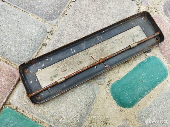 Табличка почта металл окошко для почты СССР