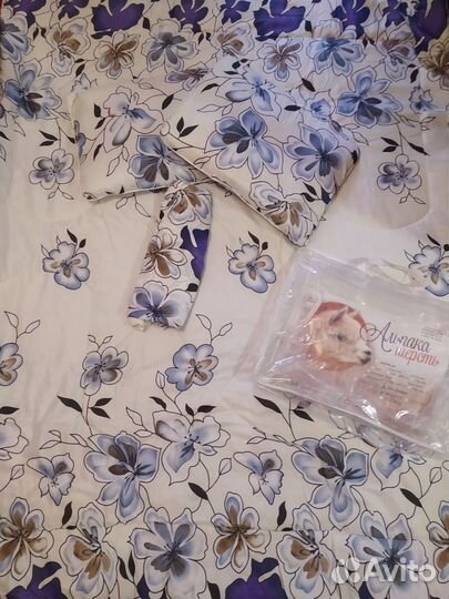 Одеяло двуспальное и подушки