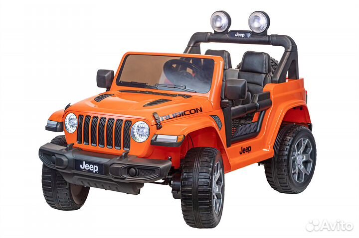 Электромобиль Jeep Rubicon 4x4 Orange