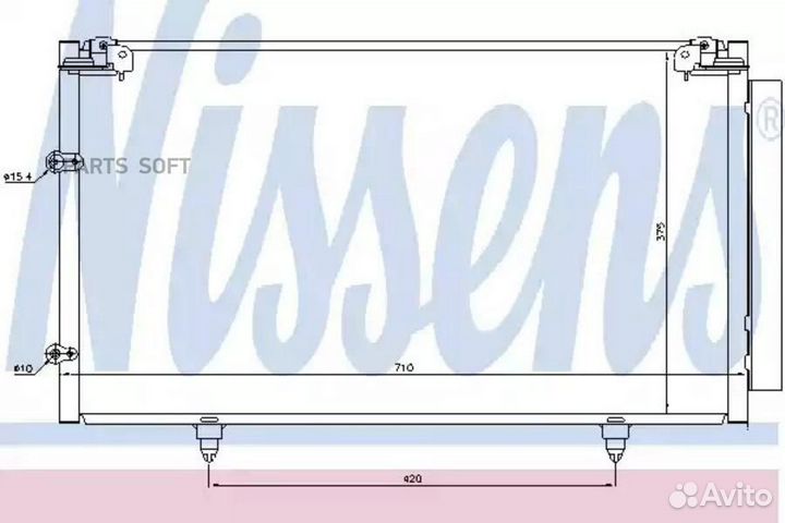 Радиатор кондиционера lexus ES (2002) ES 300 3.0