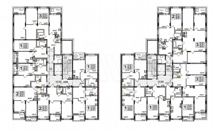 1-к. квартира, 41 м², 2/8 эт.