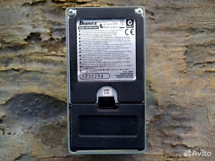 Ibanez Sonic Distortion SD9M Mod, 2 чипа JRC 4558D