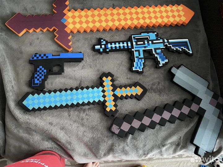 Майнкрафт, техника bruder, оружие, модельки