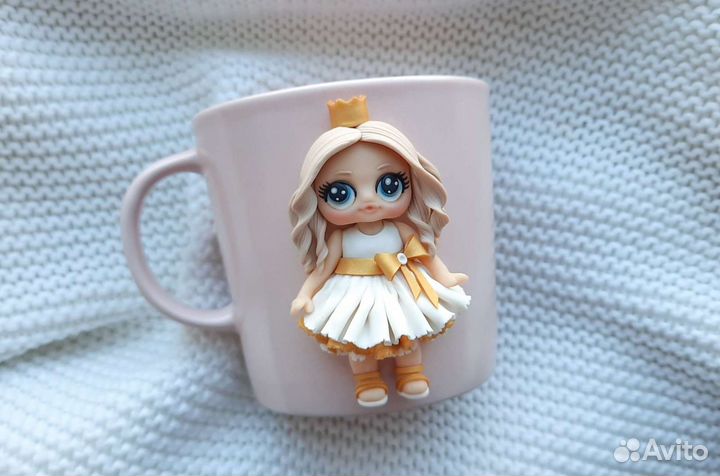 Кукла лол из полимерной глины