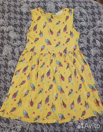 Летняя одежда для девочки р. 116,122,128