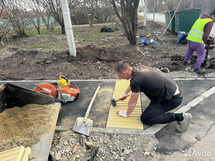 Асфальтирование благоустройство территории