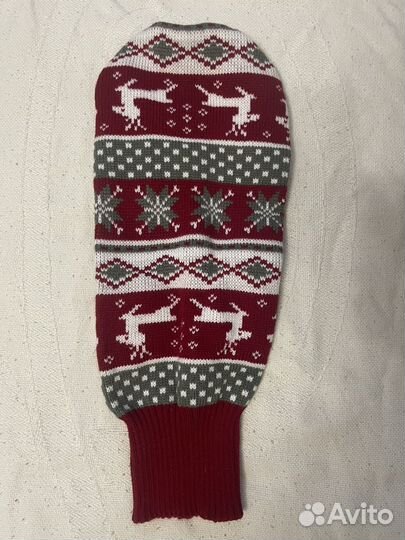 Теплый свитер для собак и набор для вышивания