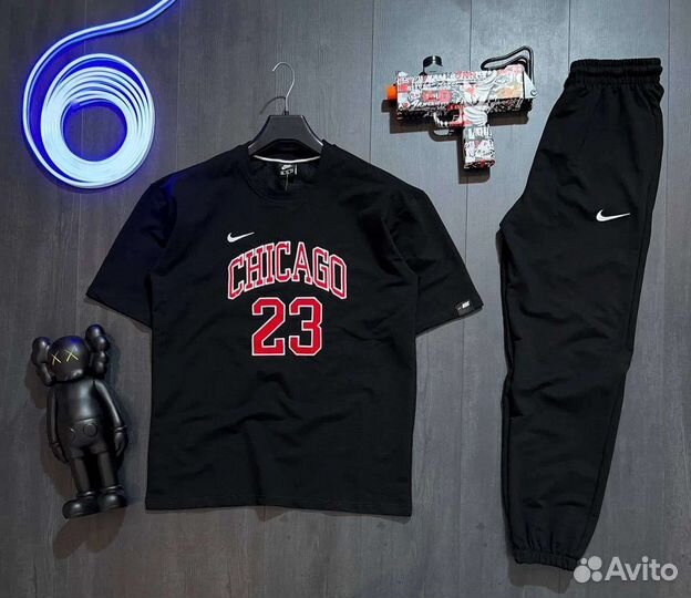 Спортивный костюм мужской летний Chicago Bulls