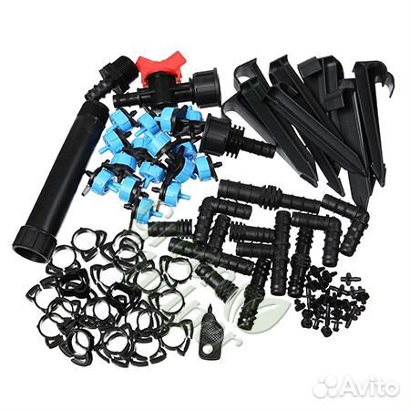 Набор для капельного полива на 64 точки с таймером