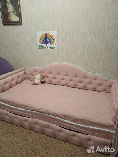 Детская кровать/кровать диван/каретная стяжка