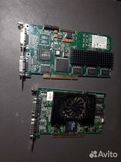Нерабочие Matrox PCI ускорители