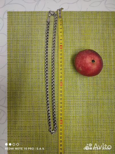 Серебряная цепь бисмарк 100 грамм 67 см 925